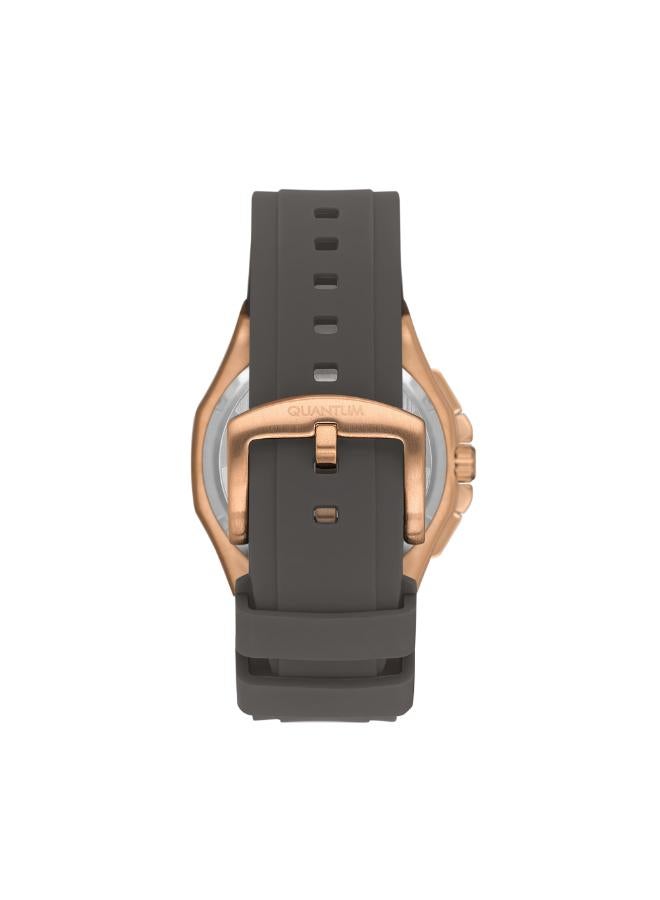 Quantum Men's Silicone Chronograph Watch PWG1147.866 - 43.5 mm - Image 3