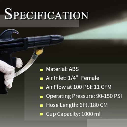 Stonehenge Rust Remover Gun - Power Sand Blaster for Air Compressor - Versatile Cleaning Kit for Home and Workshop - Image 5