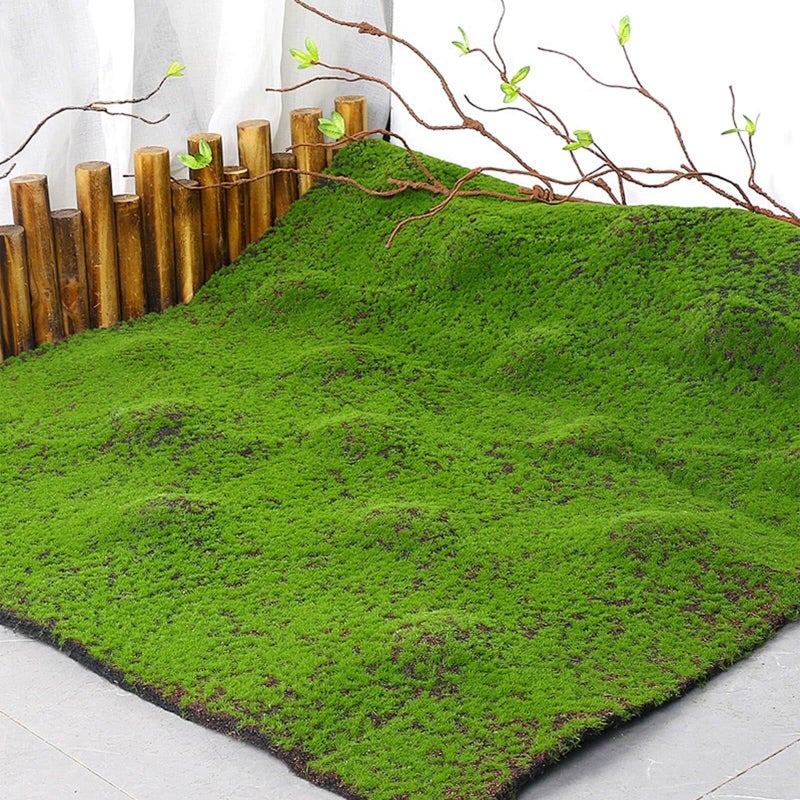NAHARO 65.8 sq ft Artificial Moss Mat - Realistic Faux Green Moss Grass for Indoor & Outdoor Decor - Soft, Lush & Natural Looking Turf for Fairy Gardens, Home, Office, Patio, Wedding & DIY Crafts - Image 3