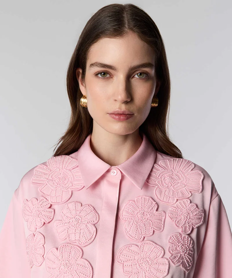 Ipekyol  Floral Applique Shirt for Women | Best Price UAE