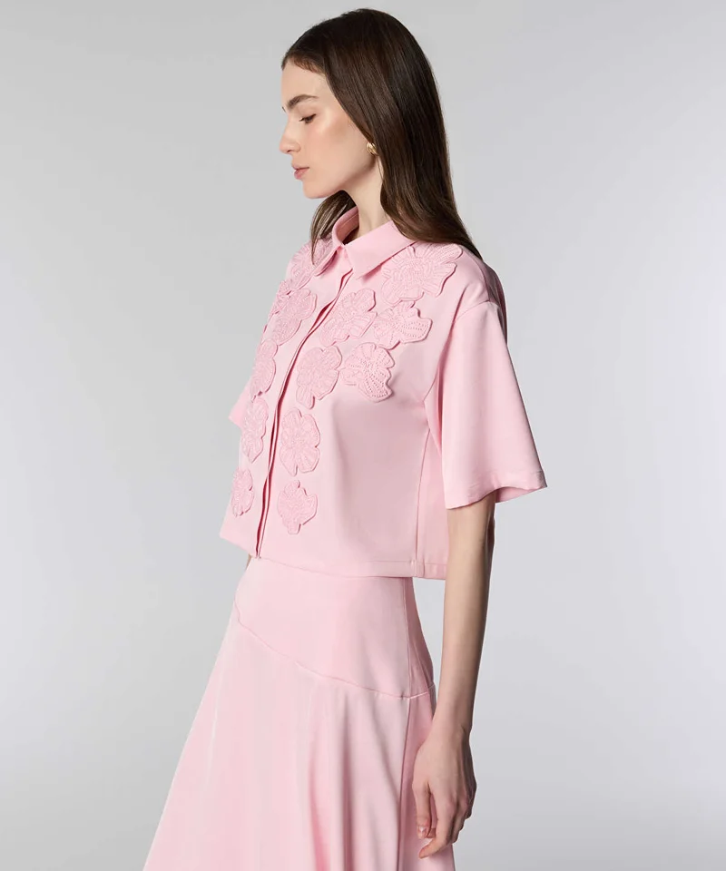 Ipekyol  Floral Applique Shirt for Women | Best Price UAE