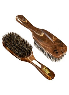 TORINO PRO WAVE BRUSHES BY BRUSH KING Torino Pro Wave Brush 2647 Row Medium Bristles Shower Brush 100% Pure Boar Bristles Great Workhorse For Laying Down Your 360 Waves  - Image 2