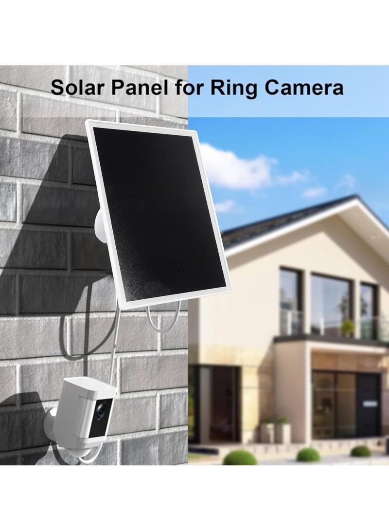 Beauenty Solar Panel Charger for Ring Camera, Camcorder Solar Charger Compatible with Ring Stick Up Cam Battery, Stick Up Cam Pro Battery, Spotlight Cam Plus Battery, Spotlight Cam Pro Battery, 6W, 2 Pack - Image 2