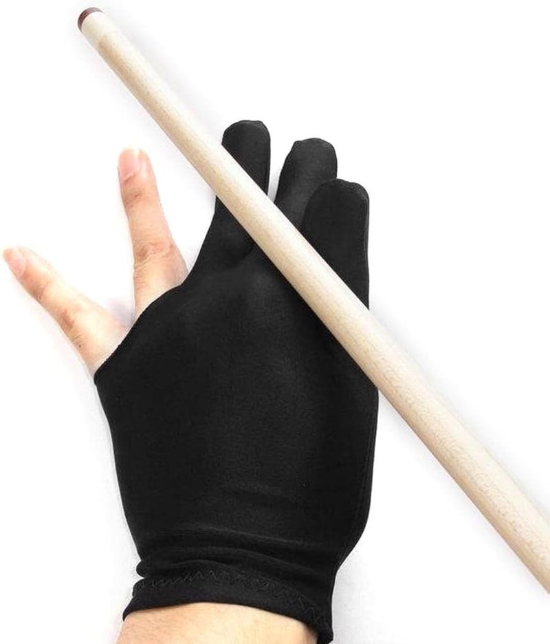 klarako 3-Finger Billiard Hand Gloves Black Nylon Handles - Image 3