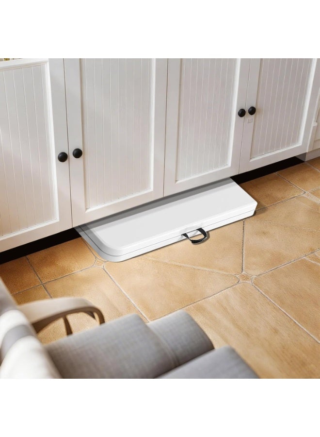 طاولة بلاستيك قابلة للطي 6 قدم – قوية وعملية – مثالية للمنزل والحدائق والرحلات - Image 4