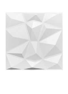 MissTiara 10 pcs Diamond Design PVC 3D Wall Panels with 50M Double-Sided Adhesive, Suitable for Kitchen,  Living Room,  Bedroom,  Bathroom,  Office and Various Places,  50*50cm Each  - Image 3