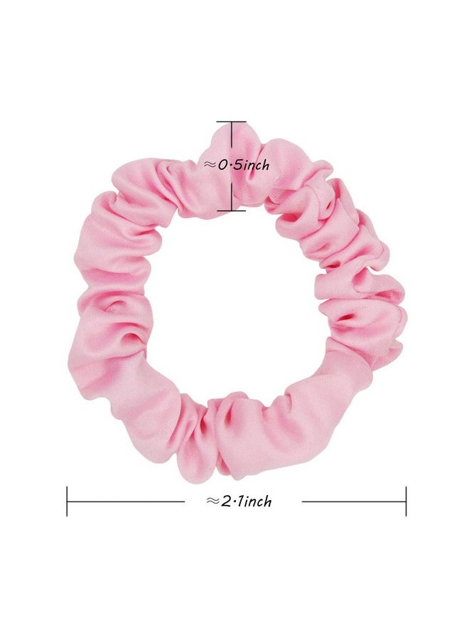 Furling Pompoms - Satin Scrunchies Ties For Women Girls Hair Small Elastic Bandfurling Pompoms 32 Pcs Hair Bobbles Scrunchie Thick Thin Hair Ponytail Holders Accessories Charm - Image 1