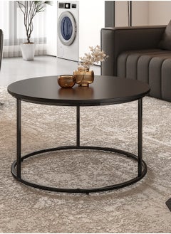 80cm new coffee table Side End Table for Living Room, Bedroom, Office, Rustic Brown and Ink Black - pzsku/Z11578F903F8CE3054F36Z/45/_/1731571709/4b785bbe-63e0-4dbe-82b9-7bfe0ebf0b0a