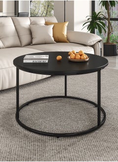 80cm new coffee table Side End Table for Living Room, Bedroom, Office, Rustic Brown and Ink Black - pzsku/Z11578F903F8CE3054F36Z/45/_/1731571709/d024ed6f-9eb0-44a9-a1d2-63524328fa28