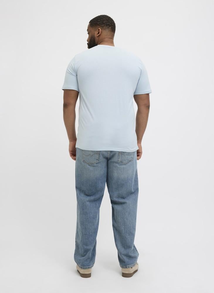 JACK & JONES Plus Size Graphic Print Crew Neck T-Shirt  - Image 2
