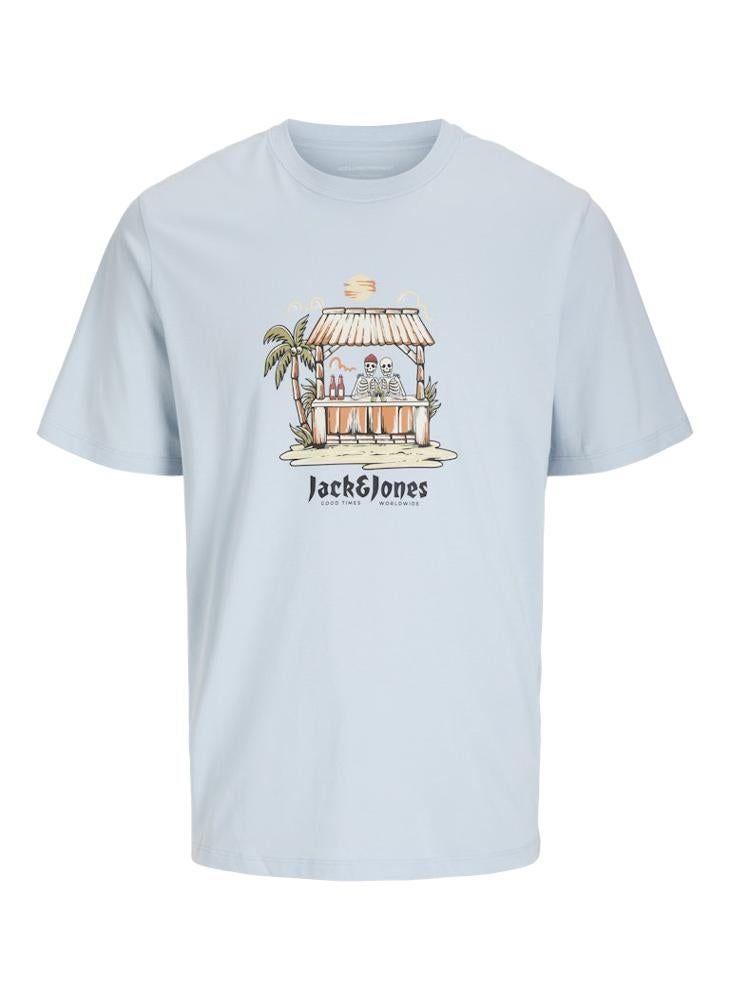 JACK & JONES Plus Size Graphic Print Crew Neck T-Shirt  - Image 5