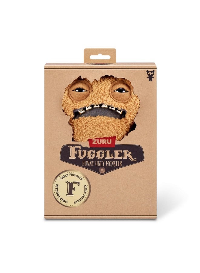 Fuggler Gold Fuggs by ZURU Funny Ugly Monster, Plush, Collectible, Toy (Gnawing Terror - Teeth) - Image 2