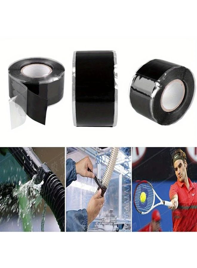 شريط إصلاح السيليكون الذاتي الالتحام للماء، عازل للتسرب، إنقاذ طوارئ للأنابيب والخراطيم، بطول 59.06 بوصة - Image 5