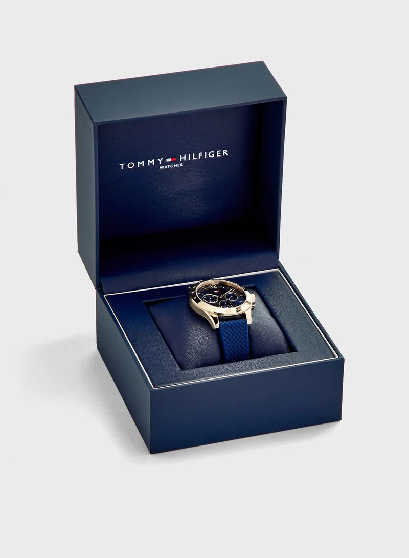 TOMMY HILFIGER 1782198 Leather Strap Analog Watch