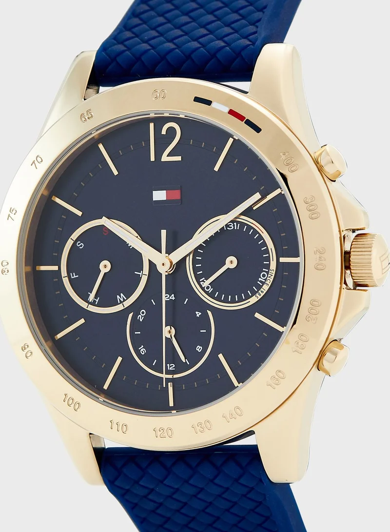 TOMMY HILFIGER 1782198 Leather Strap Analog Watch