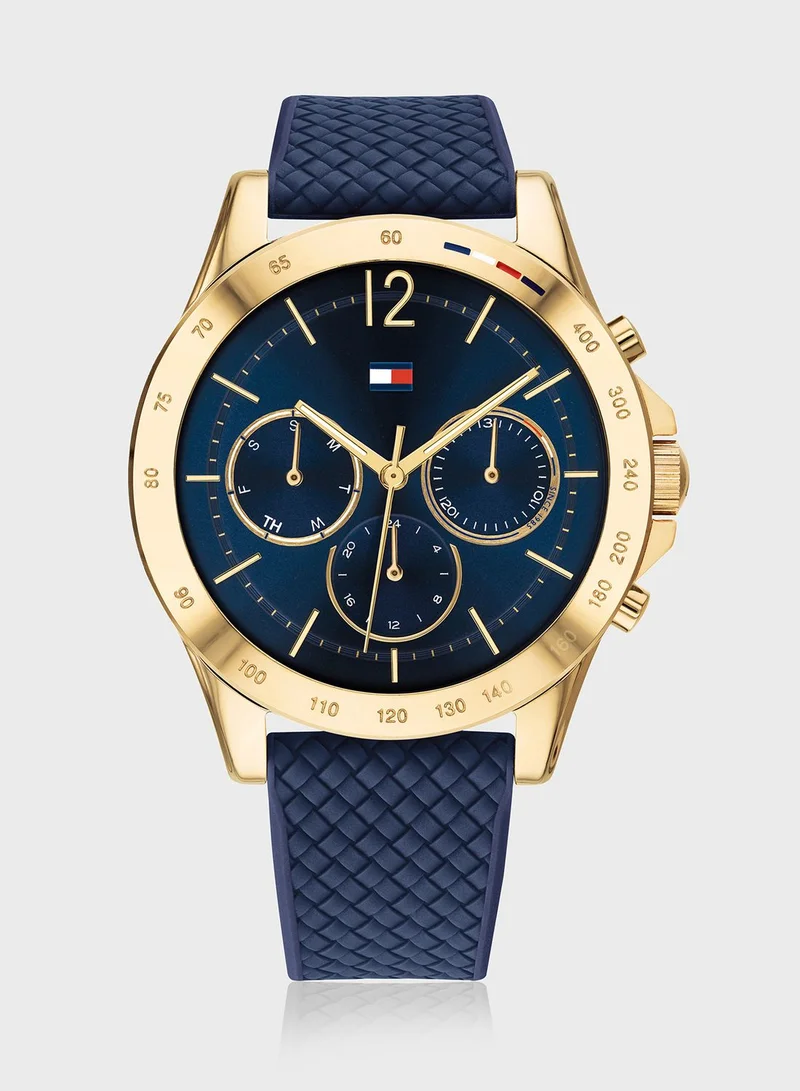 TOMMY HILFIGER 1782198 Leather Strap Analog Watch