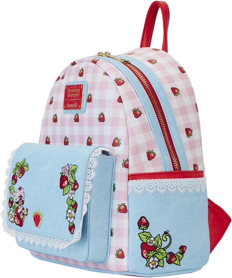 Loungefly حقيبة ظهر ميني من لاونج فلاي بطبعة كعكة الفراولة - Image 2