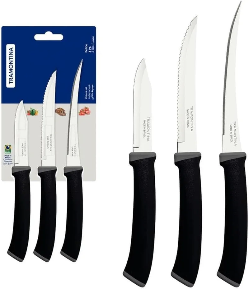 ترامونتينا 3-Piece Knives Set Felice