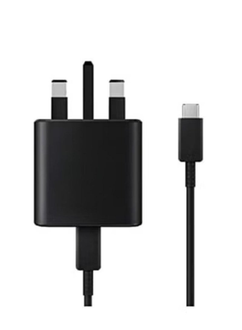 45W Super Fast Charger for Samsung, USB C Plug for Galaxy S24 Ultra/S24/S23+/S23/S22 Ultra/S21/S20/Note20/A55/A54/A53/A16/A15/A14/A13/A12/Z Flip 6/5/4/3 /Z Fold 6/5/4/3 and Tab S10 Ultra/S10+/S10/S9 Ultra/S8+/S7+/S7, PPS Charger 2.0 with 5A Type-C Cable - Image 1