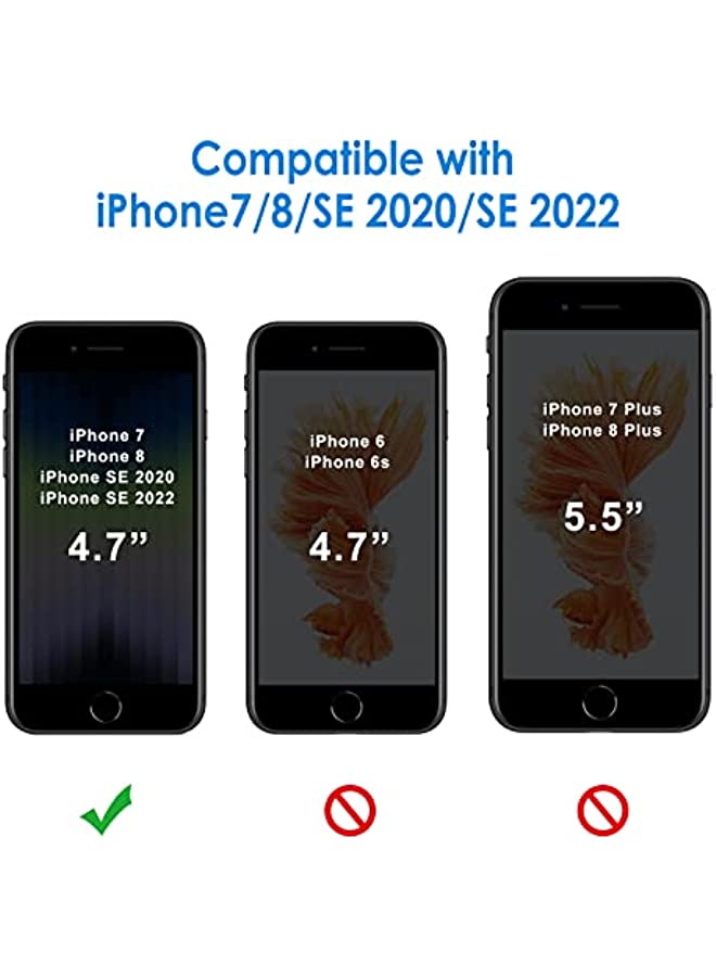 JETech Case for iPhone SE 3/2 (2022/2020 Edition), iPhone 8 and iPhone 7, 4.7-Inch, Non-Yellowing Shockproof Phone Bumper Cover, Anti-Scratch Clear Back (Clear) - Image 2