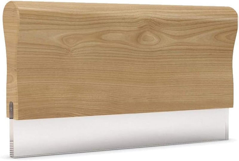 Screen Print Direct Ecotex Wooden Screen Printing Squeegee 12" - 70 Durometer Rubber Squeegee for Screen Printing Screens, Ink Scraper for Frames, Durable Clear Blade Squeegee for Silk Screens - Screen Printing Supplies - Image 1