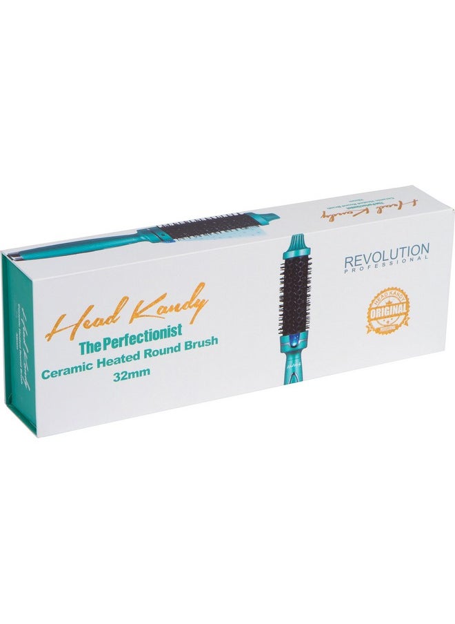 Perfectionist 1.25 Inch Heated Round Brush Styler | Straighten, Smooth & Add Volume | Hair Brush Straightener For Women (Teal) - pzsku/Z115824968C942F52217AZ/45/_/1733730160/972b6281-e95f-4403-b968-07c0d30f46a7