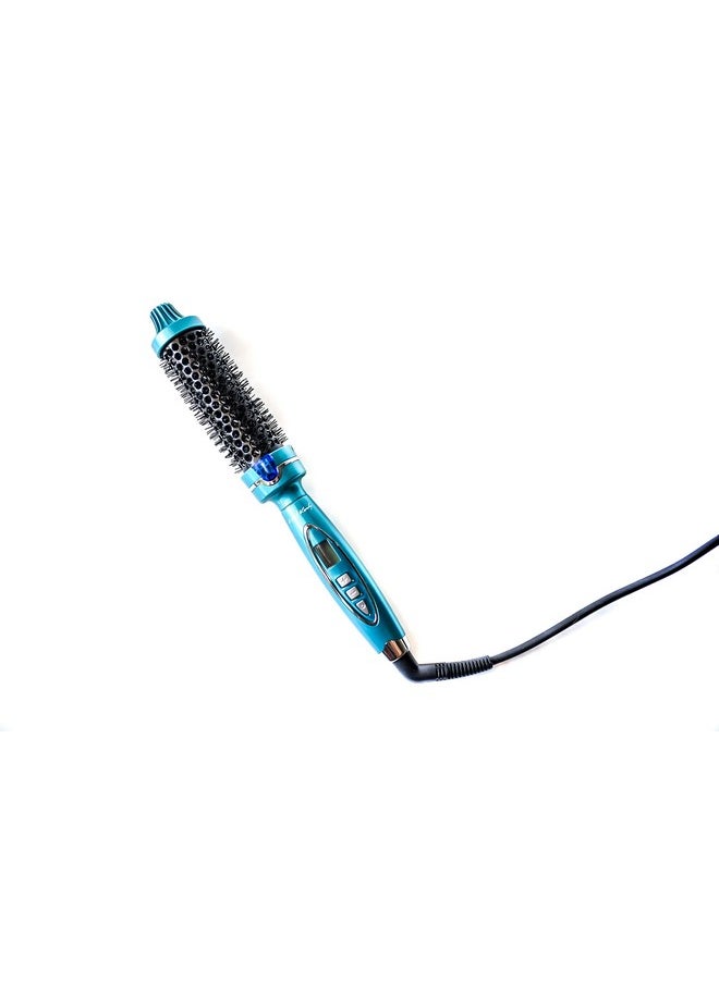 Perfectionist 1.25 Inch Heated Round Brush Styler | Straighten, Smooth & Add Volume | Hair Brush Straightener For Women (Teal) - pzsku/Z115824968C942F52217AZ/45/_/1733730217/033b0b49-af31-456e-88d0-9e28b5a2082e