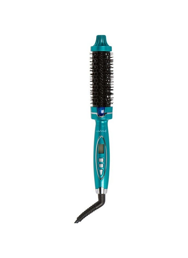 Perfectionist 1.25 Inch Heated Round Brush Styler | Straighten, Smooth & Add Volume | Hair Brush Straightener For Women (Teal) - pzsku/Z115824968C942F52217AZ/45/_/1733730230/8a6f7484-c5ec-4276-95d8-73e0a3a4849a