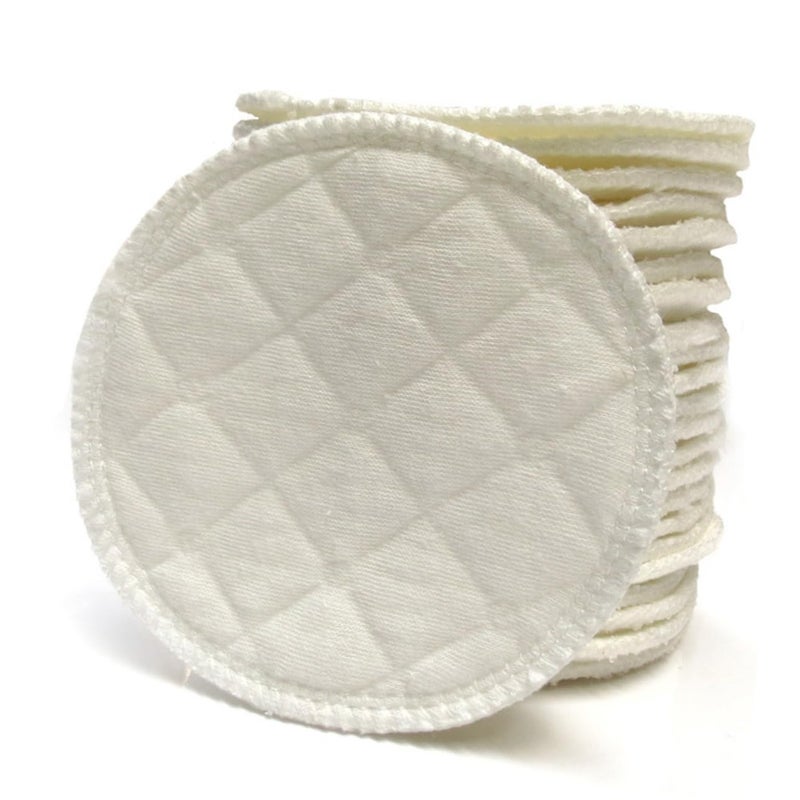 Reusable Washable Nursing Pads 12 Pack Cotton Breastfeeding Inserts - Image 3