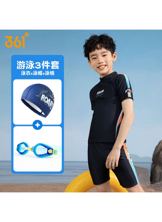 361 Kidsren's Swimsuit Boys  New Medium And Large Kidsren's Boys' Split Swimsuit Quick-drying Swimsuit And Trunks