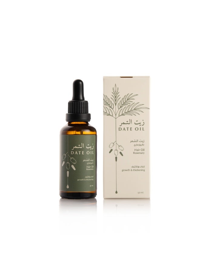 Date oil –hair oil with rosemary –growth& thickening - Image 3