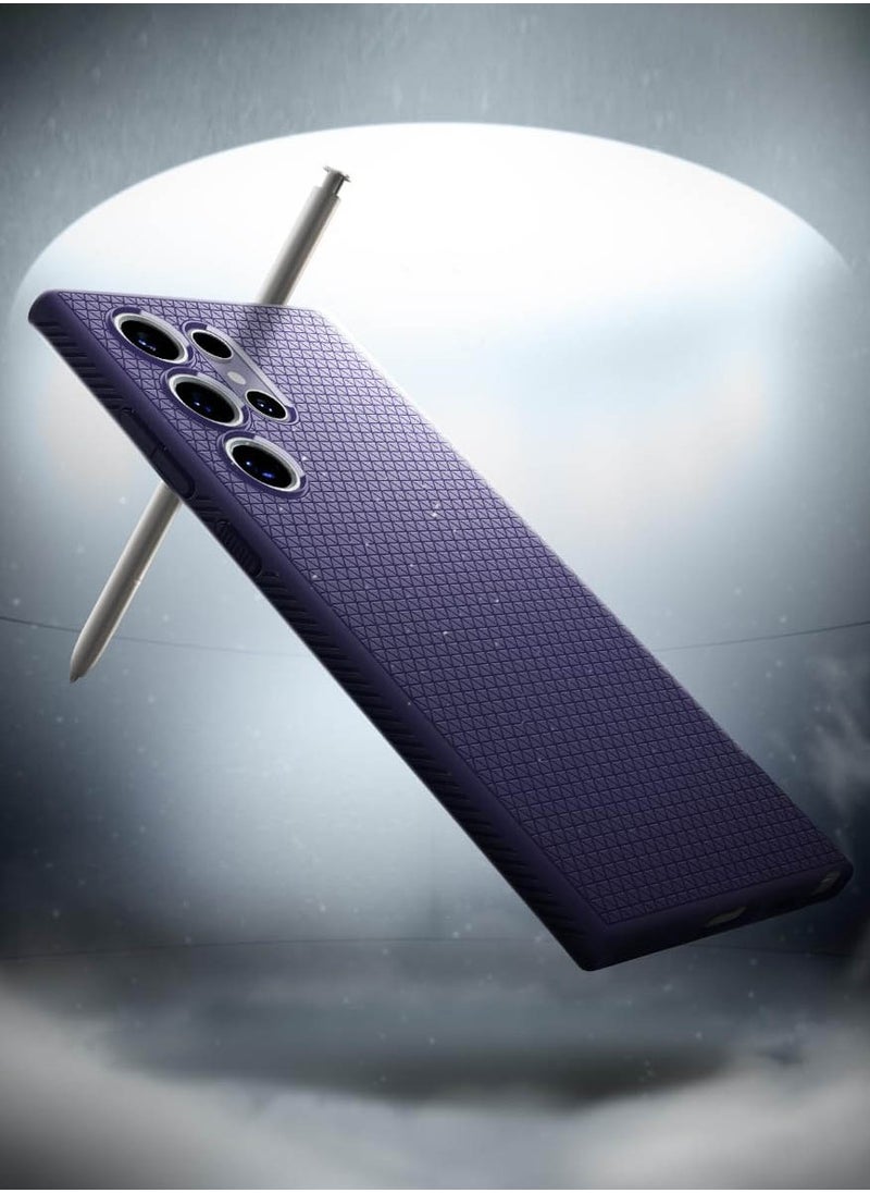 Spigen - غطاء حماية Liquid Air لهاتف Samsung Galaxy S24 ULTRA (2024) - أرجواني غامق - Image 1
