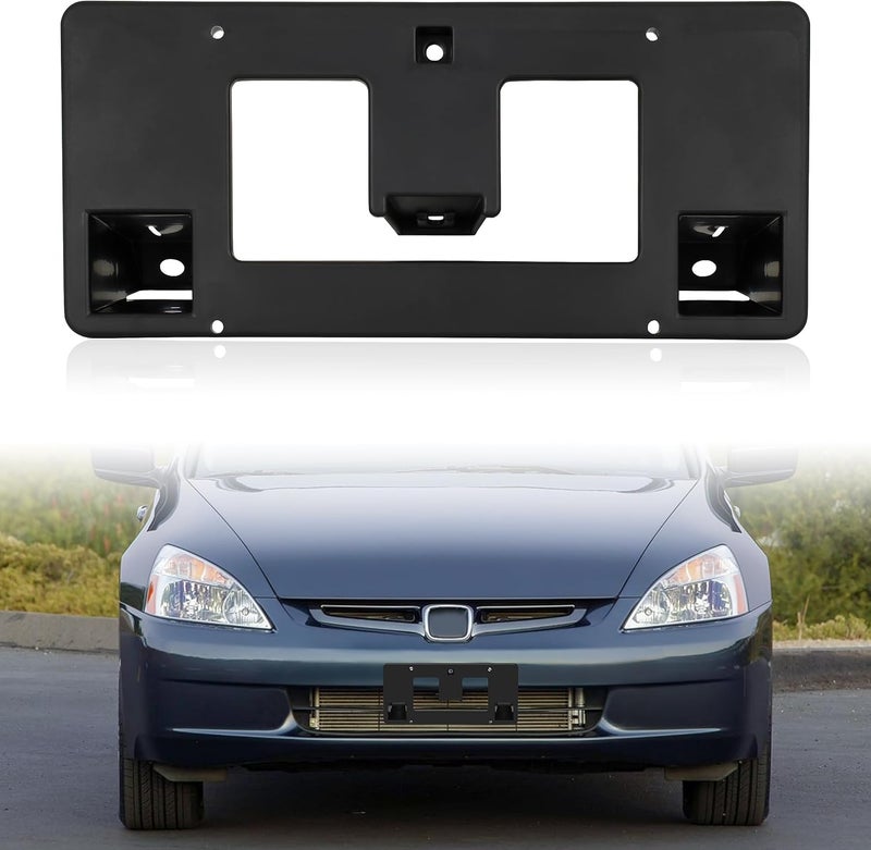 KEWISAUTO إطار لوحة الترخيص الأمامي KEWISAUTO لسيارة هوندا أكورد 2006-2007 - Image 1
