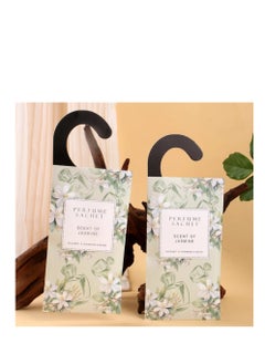 Y&D Jasmine Hanging Sachet Closet Deodorizer 1 Pack 12 Pcs Scent Drawer Freshener Air Scented for Home Car Long Lasting Sachets Smell Goods  - Image 1