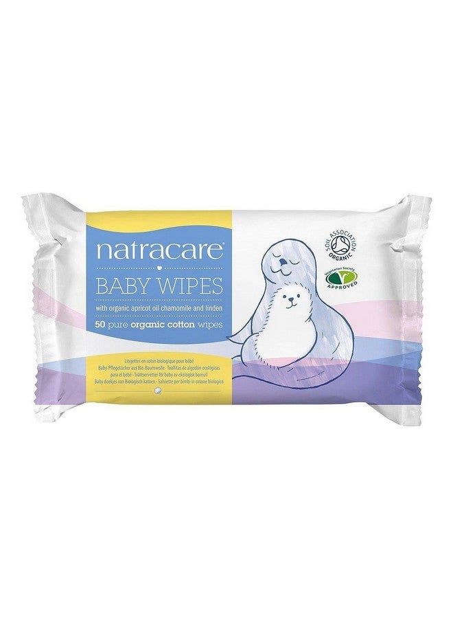 NATRACARE Wipe Organic Cotton Baby 50 Ct - Image 2