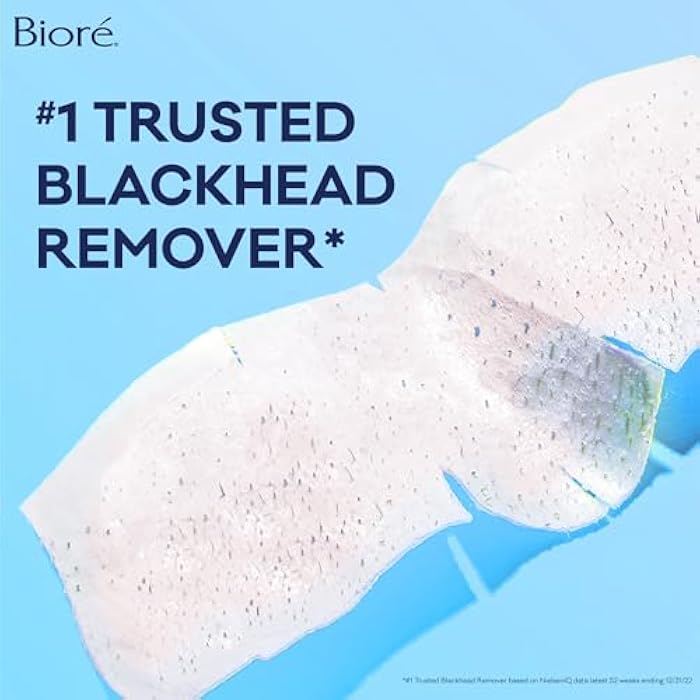 Bioré Original Blackhead Remover Strips, Deep Cleansing Nose Strips With Instant Pore Unclogging, Features C-Bond Technology, Oil-Free, Non-Comedogenic Use, 14 Count - Image 2