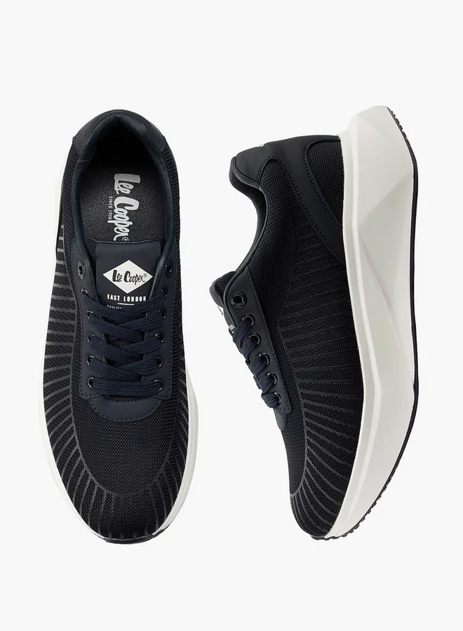 Lee Cooper Men's Striped Lace-Up Sneakers