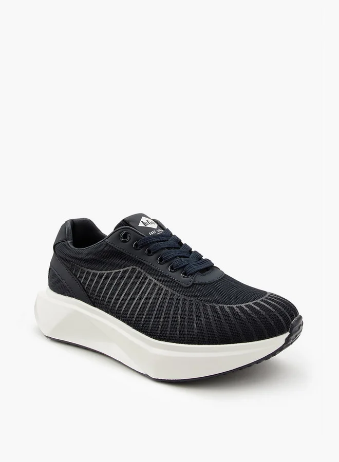 Lee Cooper Men's Striped Lace-Up Sneakers