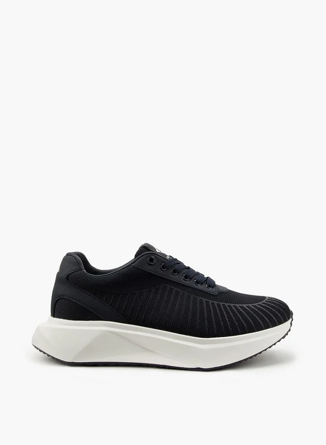 Lee Cooper Men's Striped Lace-Up Sneakers