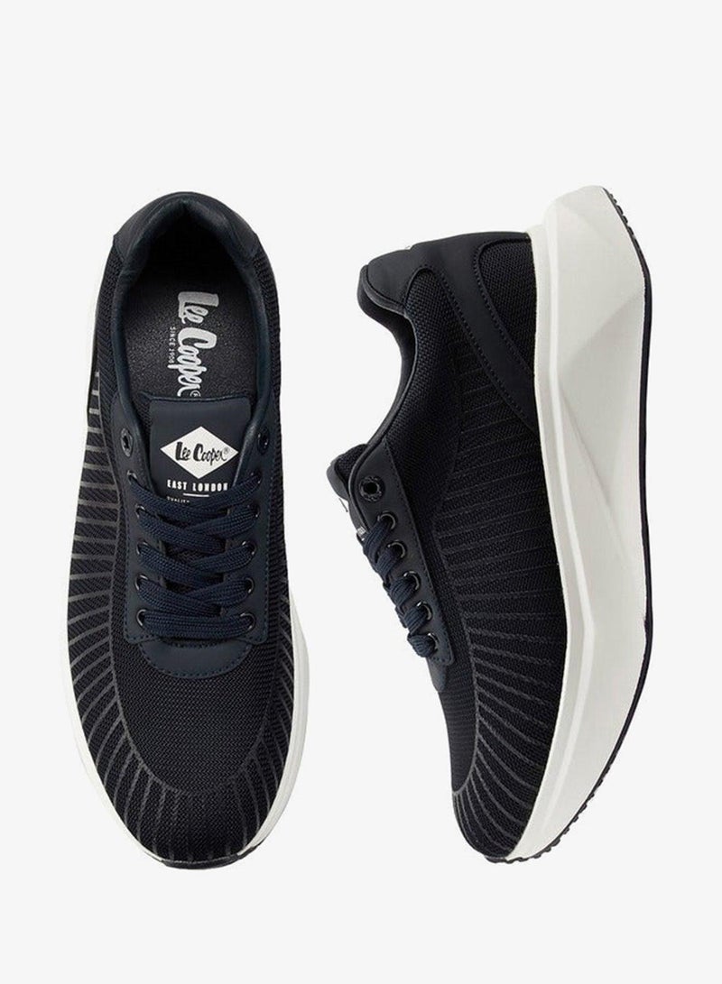 Lee Cooper Men's Striped Lace-Up Sneakers - Image 2