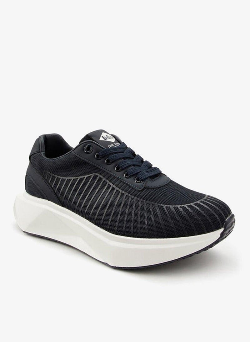 Lee Cooper Men's Striped Lace-Up Sneakers - Image 1