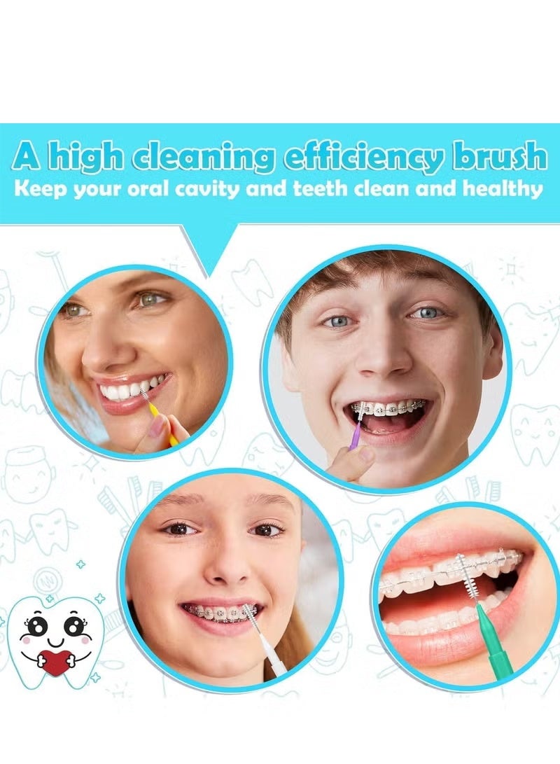 20 Pieces Interdental Brushes Dental Floss Toothpick Braces Brush Tooth Cleaning Tool Interdental Brush Tooth Care Tool - Image 4