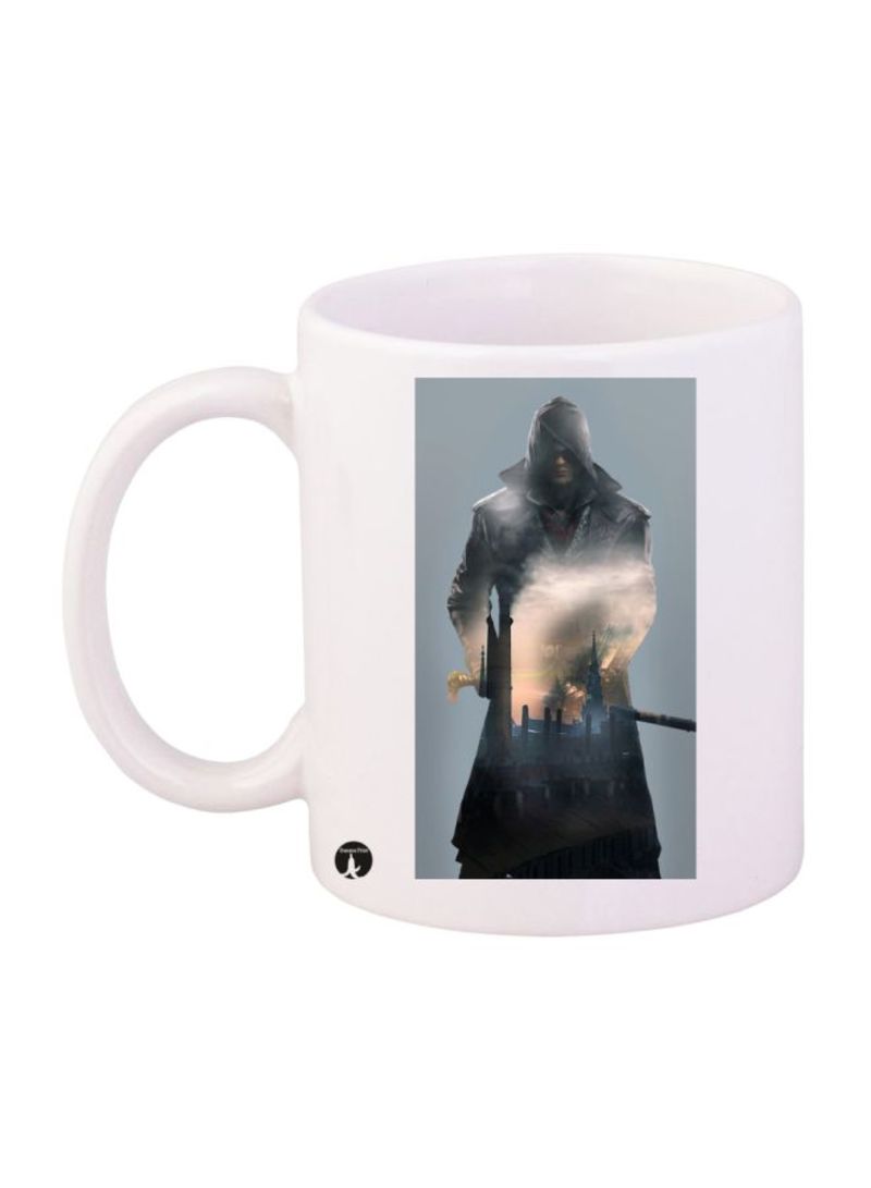 RKN Assassin's Creed Printed Mug White/Black/Brown Standard Size