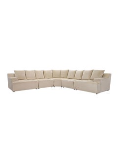 ROYAL FURNITURE Chemex corner sofa set in Fabric grey color, 6 seater compatible  - Image 1
