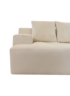 ROYAL FURNITURE Chemex corner sofa set in Fabric grey color, 6 seater compatible  - Image 4