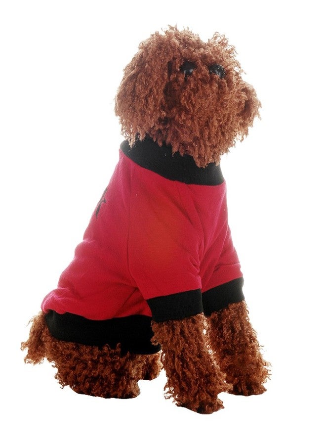 Nema NM Bark at Ugly People Cotton Blend Shirt for Dog Puppy (Red, Small) - Image 4
