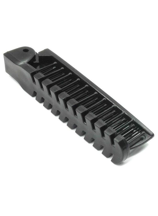 PUTYSUUN Folding Travel Comb Brush Combo Small/Mini Portable Pocket Collapsible Comb Foldable Hair Brush For Purse Antistatic Black  - Image 5