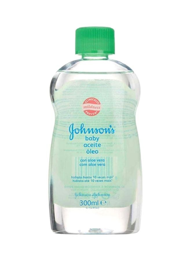 Johnson's Aloe Vera Baby Oil-300Ml - Image 1