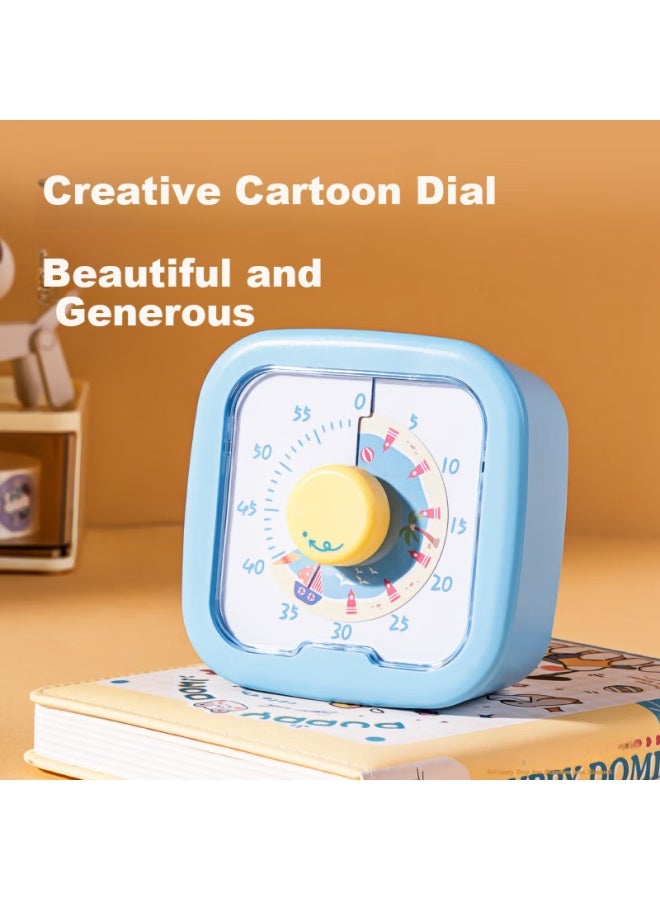 Deli Visual Timer, Helps Students Develop Self-discipline, Back-to Time Management Tool, Kitchen Baking Timer, Children's Birthday Gift, Blue Le259, Back-to Gift, Back-to Seaso - Image 1