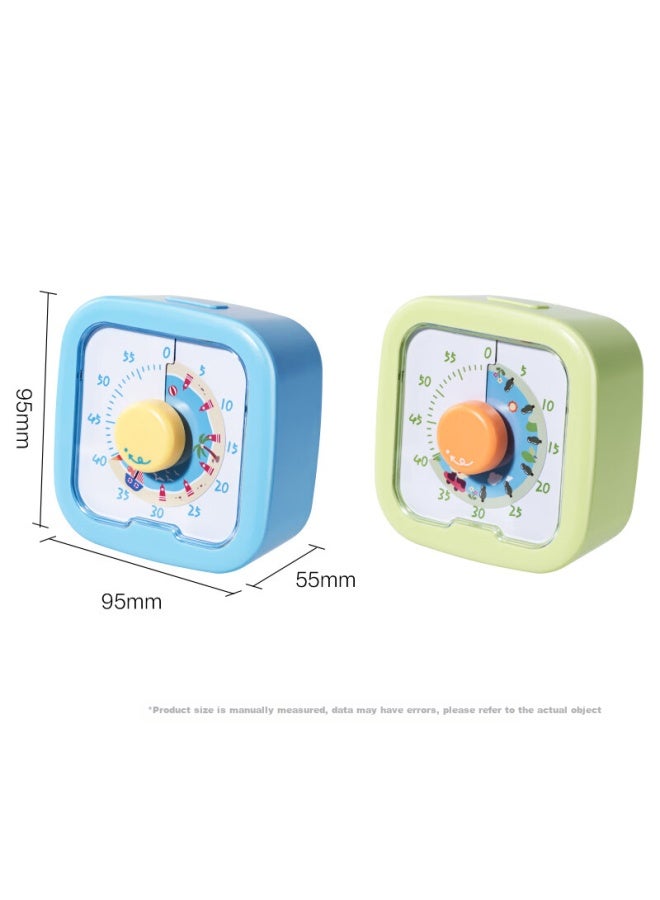 Deli Visual Timer, Helps Students Develop Self-discipline, Back-to Time Management Tool, Kitchen Baking Timer, Children's Birthday Gift, Blue Le259, Back-to Gift, Back-to Seaso - Image 2